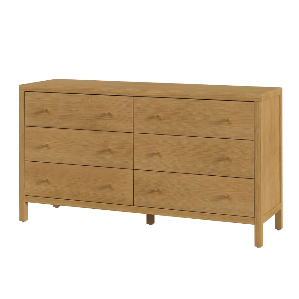 Mendel Light Oak Dresser