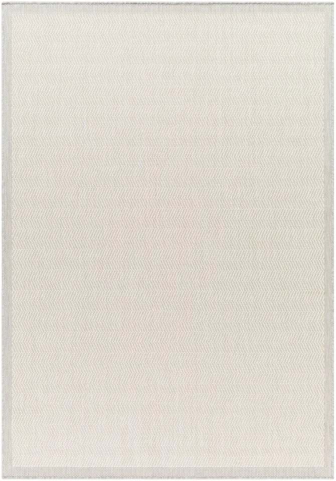 Ravello Beige Outdoor 5'3" x 7' Machine Woven Rug