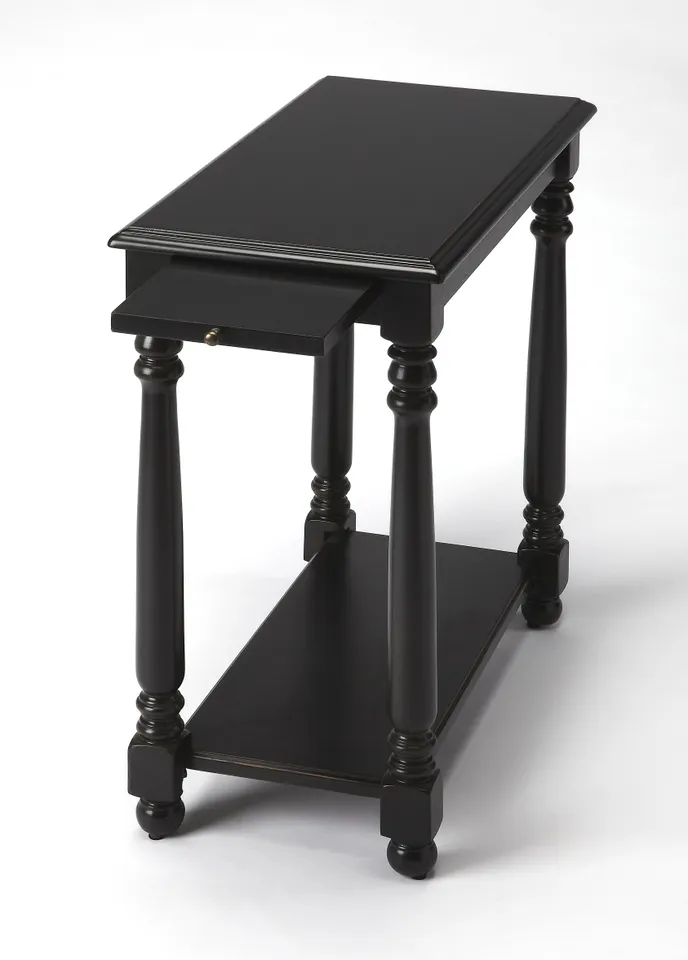 Devane Black Licorice Side Table