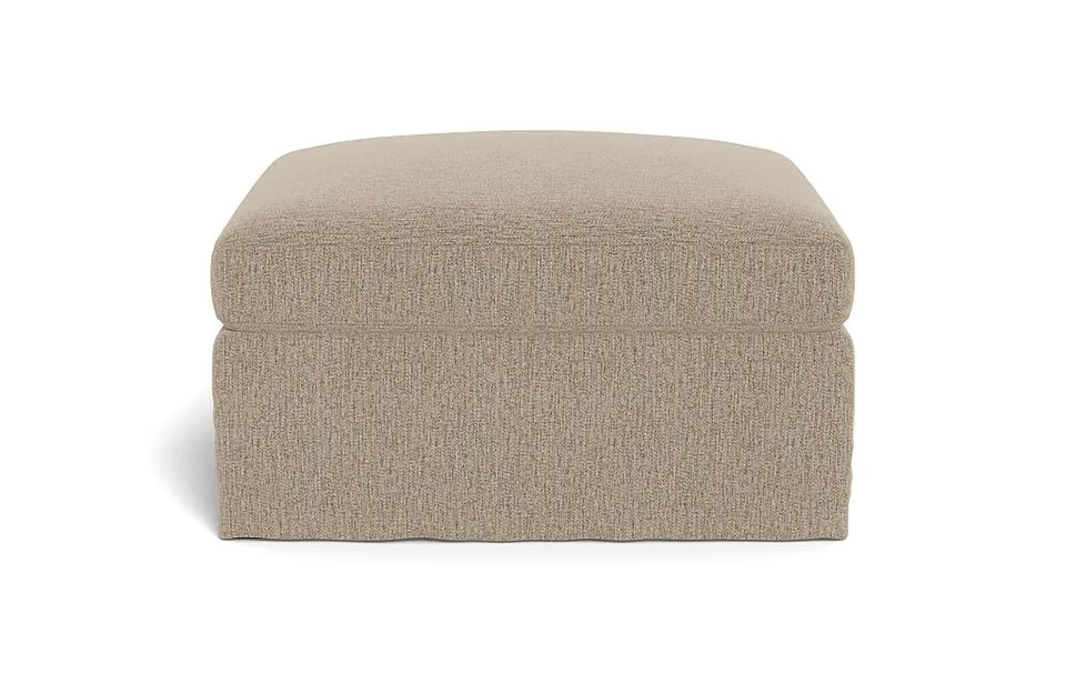 Ella Slipcovered Rectangular Ottoman