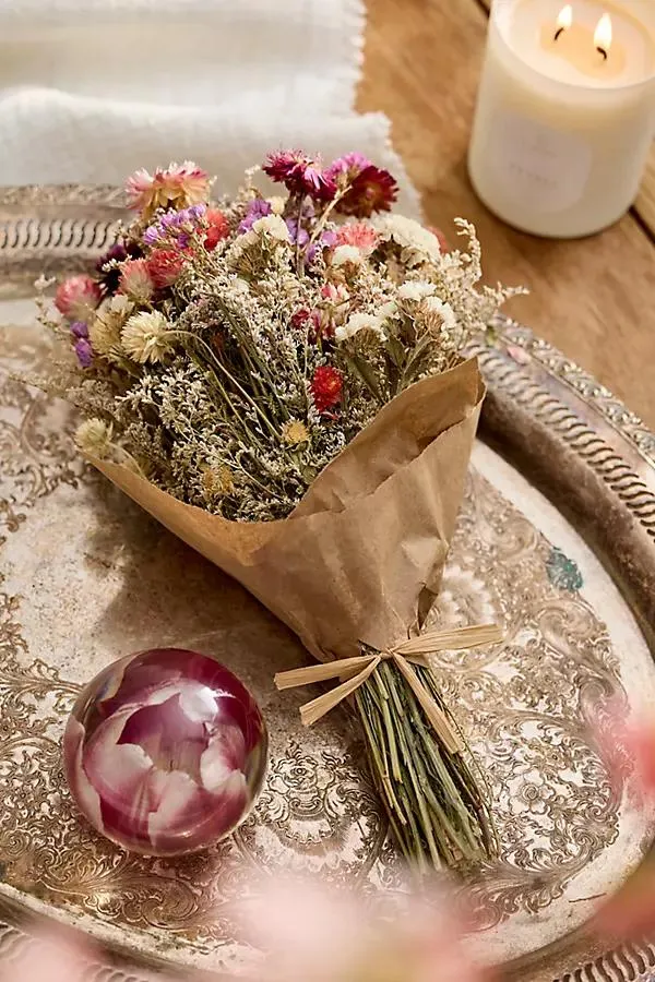 Pink Confetti Dried Bouquet
