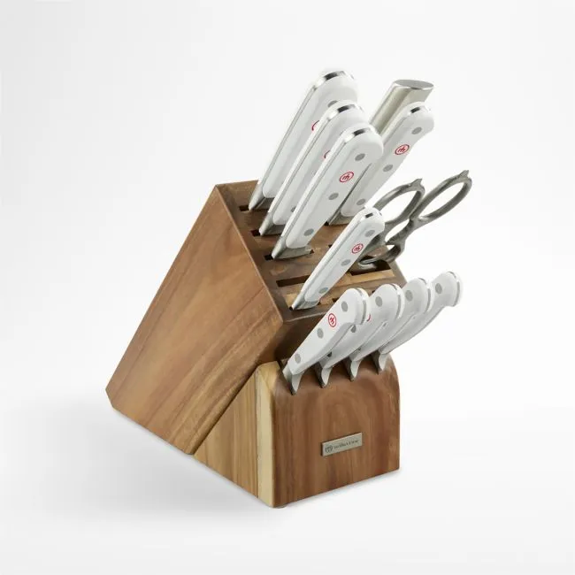 Wusthof ® Classic White 12-Piece Knife Block Set