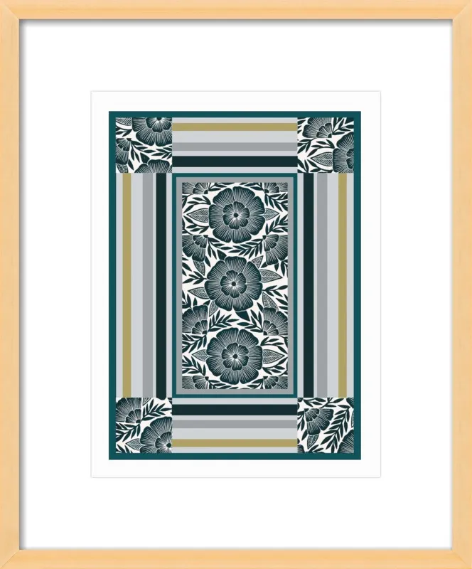Botanical Frame 1 by Katharine Watson for Artfully Walls
