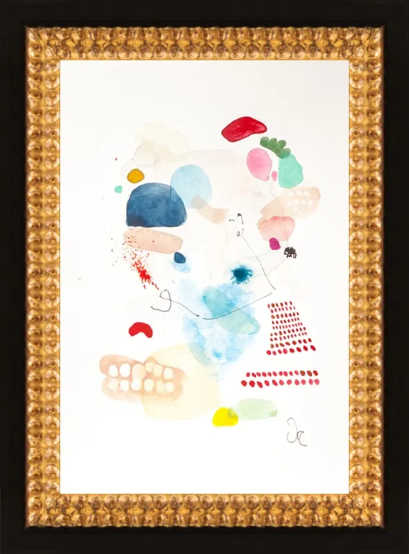 Red diamonds by Victoria Gonzalez for Artfully Walls