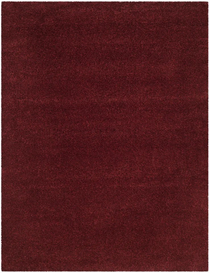 Arlo Home Woven Area Rug, SGN725-4242, Maroon,  8' X 10'