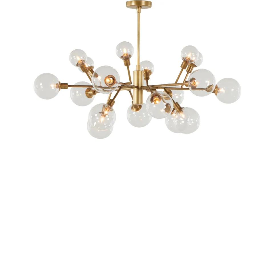 Pellman Chandelier - Matte Brass