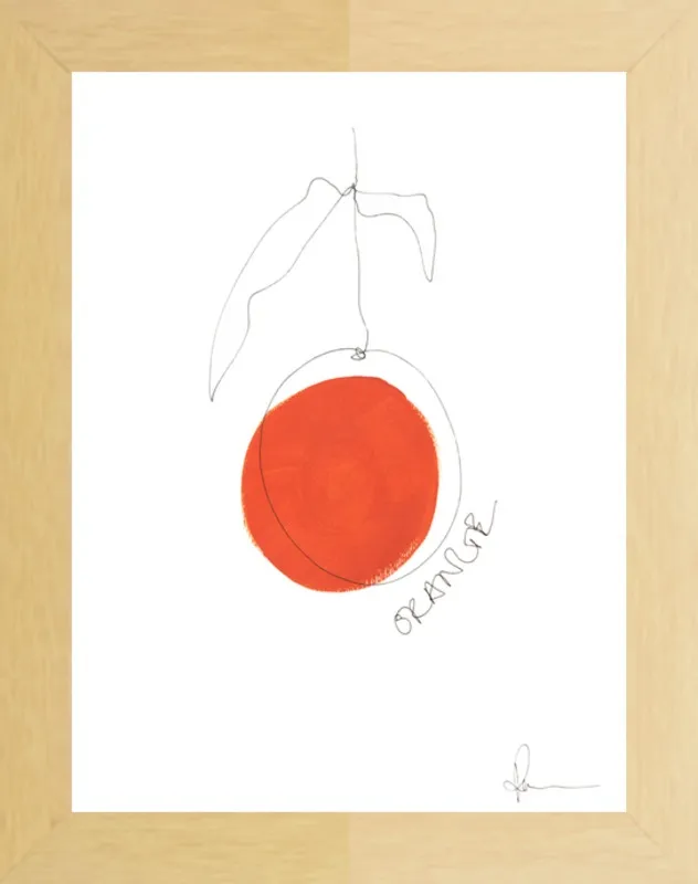 Orange by Polly Mann for Artfully Walls