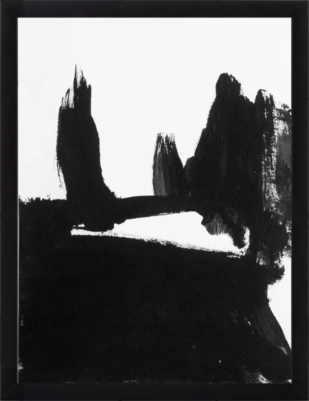 Landscape of a field and cypress trees by Daniela Orlev for Artfully Walls