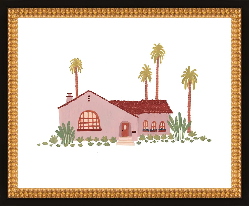 Pink Bungalow by Taylor Ann for Artfully Walls