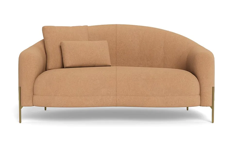 Fiona Leather Loveseat