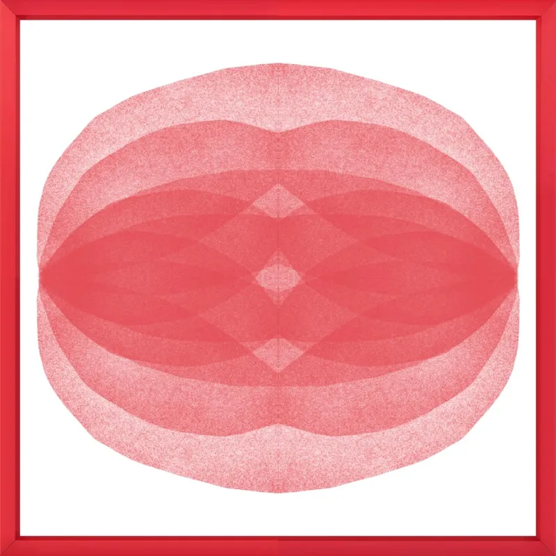 Coral Structure: Soft Geometry by Jessica Poundstone for Artfully Walls
