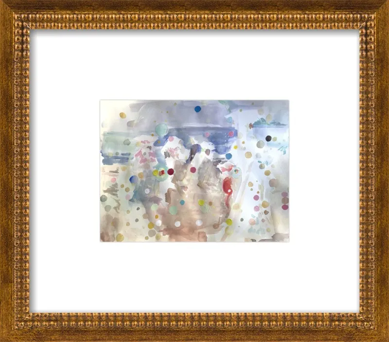 Beach scene (from memory)  by Hannah Dean for Artfully Walls