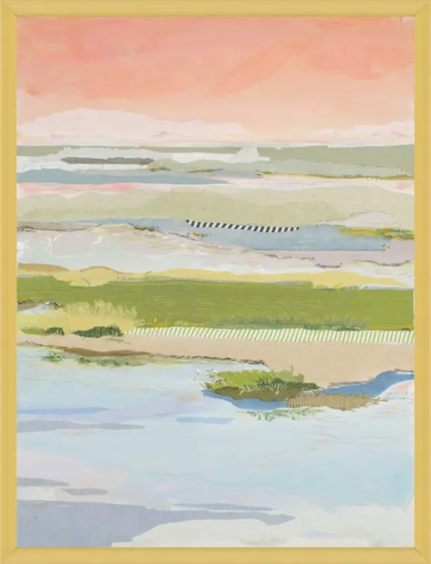 Marsh Blush East by Karin Olah for Artfully Walls