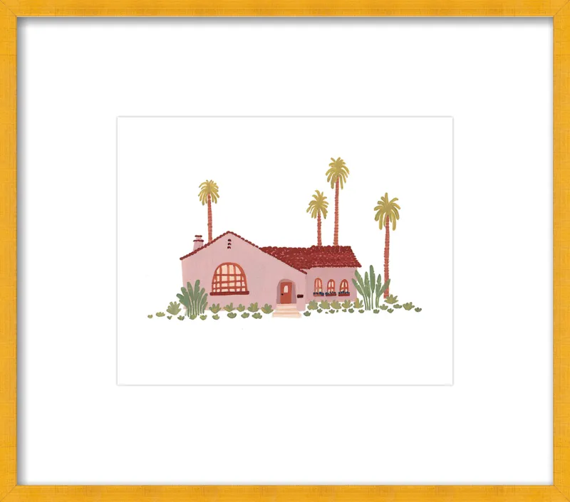 Pink Bungalow by Taylor Ann for Artfully Walls