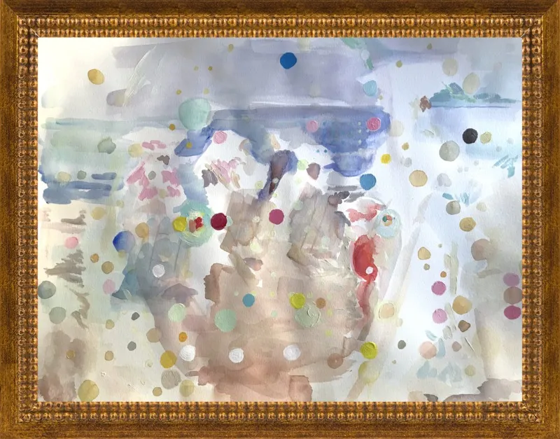 Beach scene (from memory)  by Hannah Dean for Artfully Walls