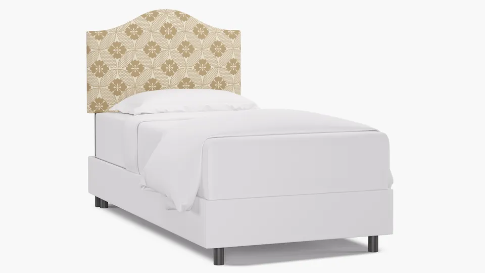 Camelback Headboard, Rattan Solaire, Twin