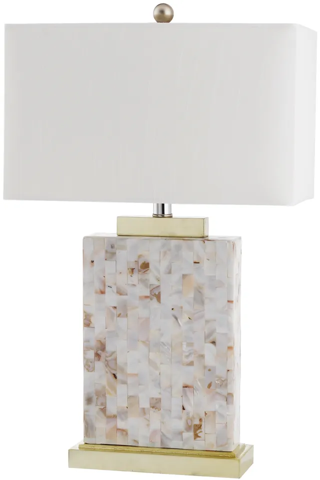 Tory Shell 24.5" Table Lamp, Set Of 2 - Shell