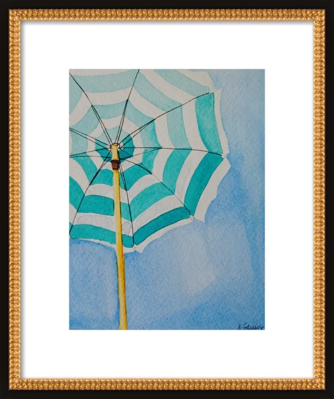 Stripes (Beach Umbrella Series) by Jen Scully  for Artfully Walls