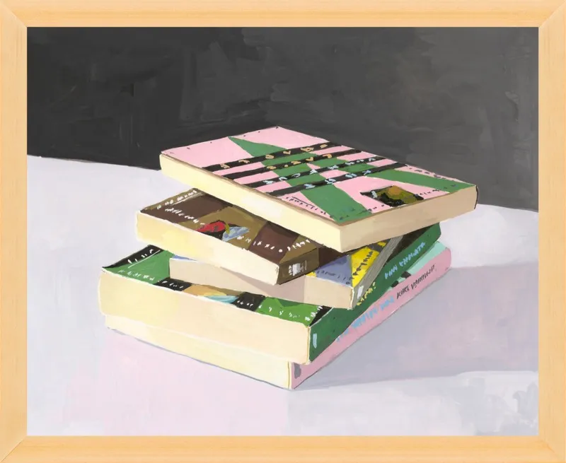 Vonnegut Stack by Elizabeth Mayville for Artfully Walls
