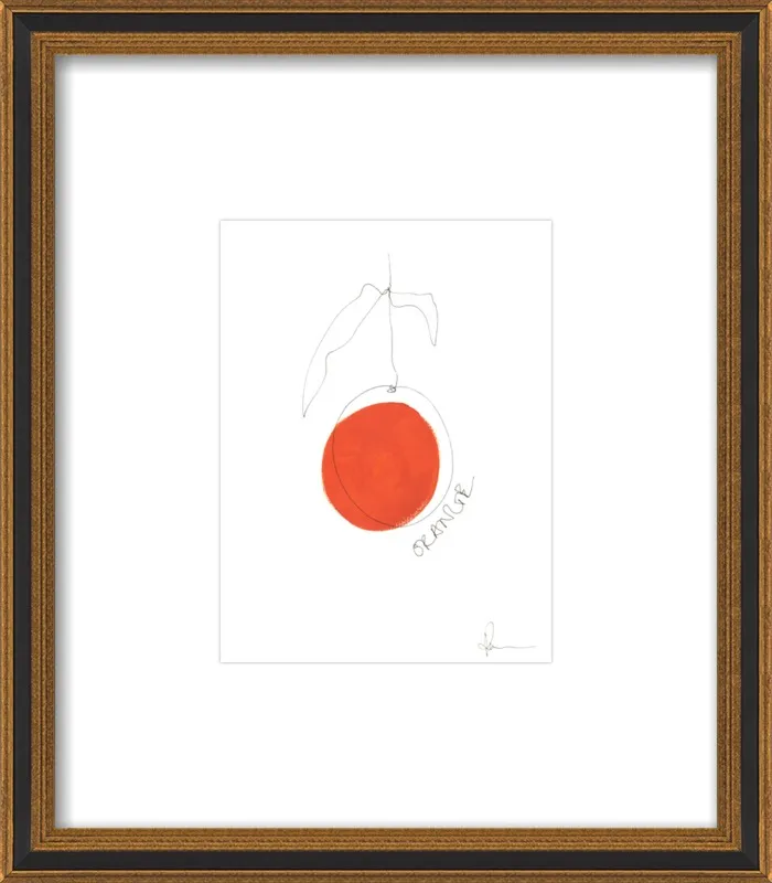 Orange by Polly Mann for Artfully Walls