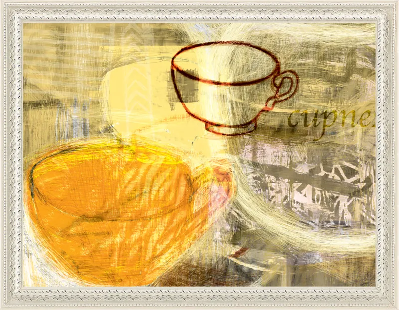 Still Life with Cups by Carmel Kushnir for Artfully Walls