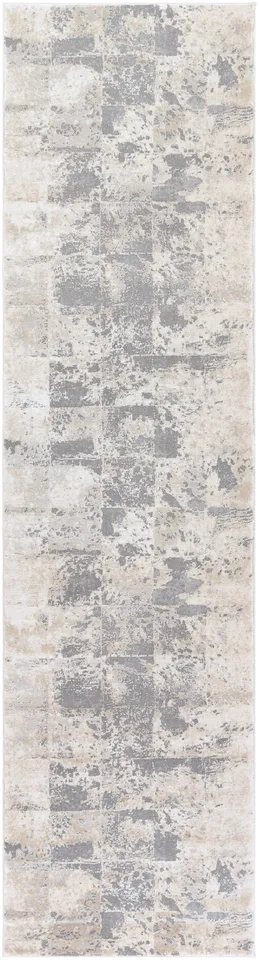 Tibetan Beige Indoor 2'7" x 12' Machine Woven Rug