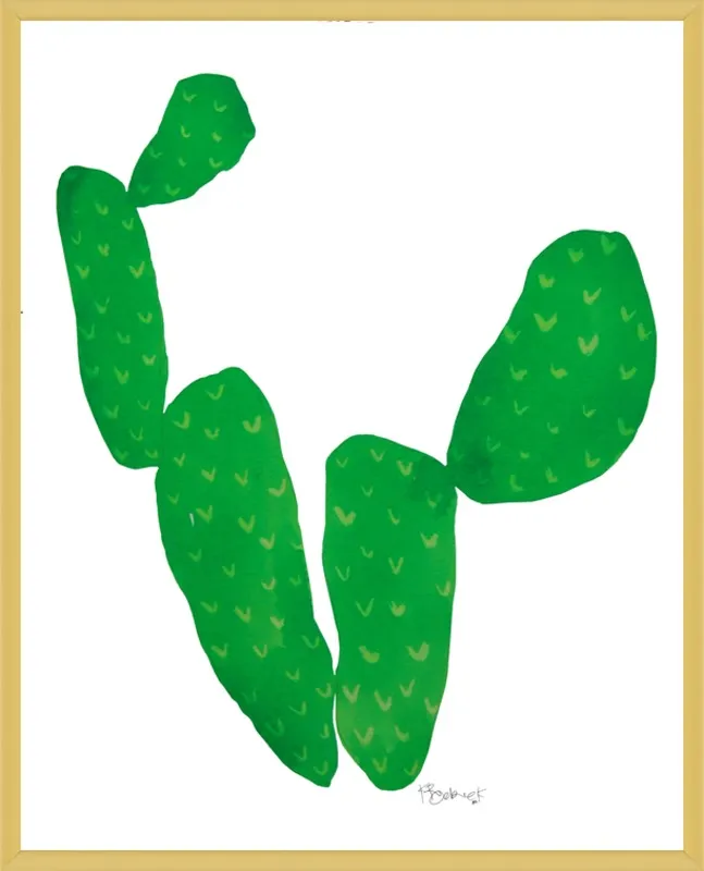 Green Cacti by Kate Roebuck for Artfully Walls