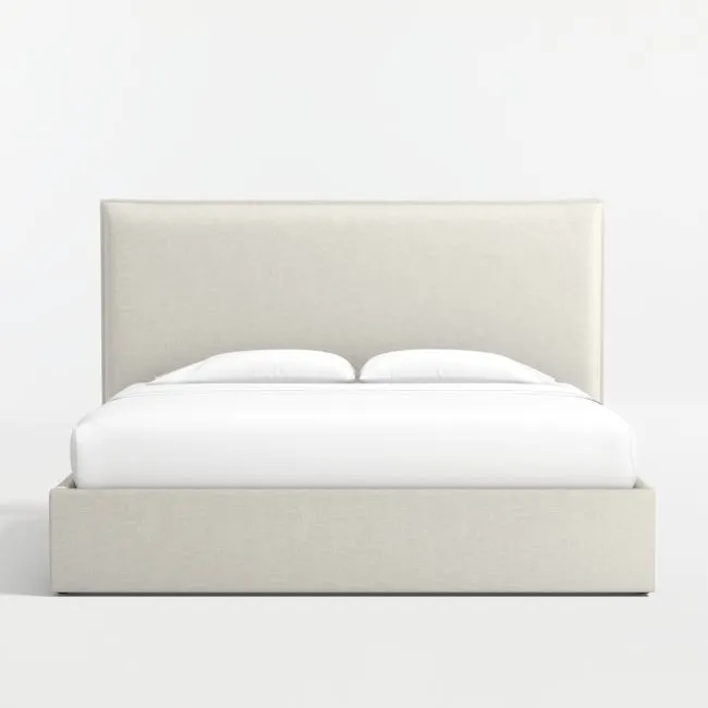 Arvada Flange Upholstered King Storage Bed