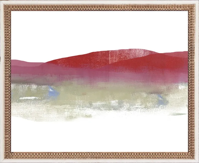 Red Mountains by Jacquie Gouveia for Artfully Walls