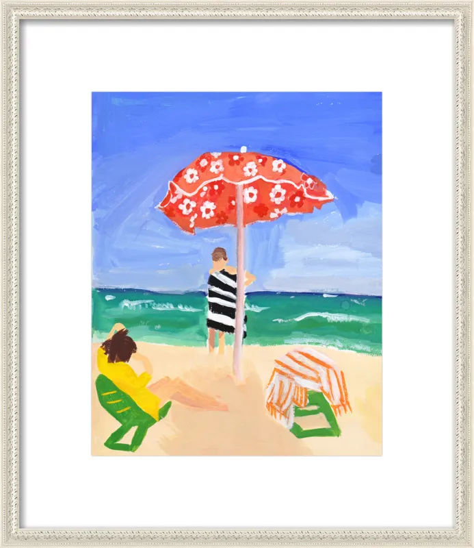 Italian Beach Umbrella by Jackie Mancuso for Artfully Walls