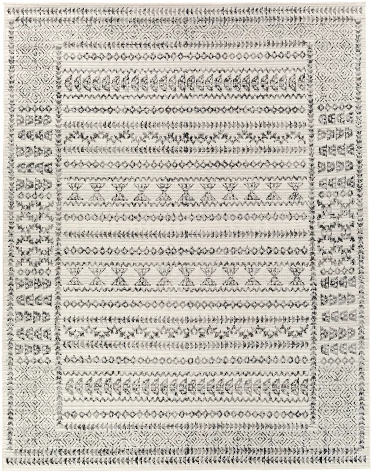 Pisa Beige Indoor 7'10" x 10' Machine Woven Rug