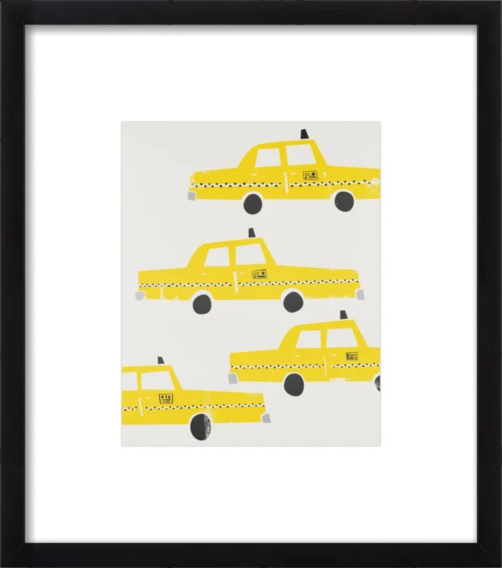 New York Taxis by Mark & Suumin - Fox & Velvet for Artfully Walls