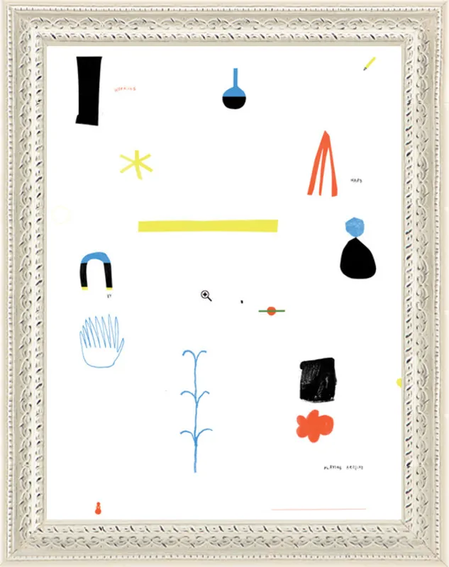Working hard by playing around  by Agata Królak for Artfully Walls
