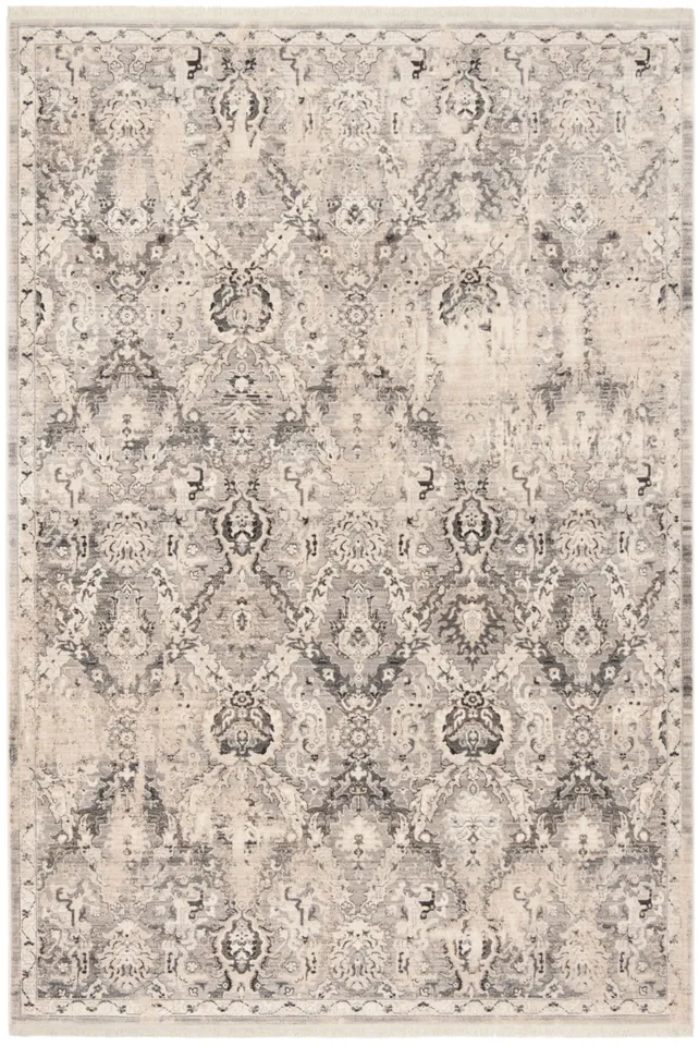 Arlo Home Woven Area Rug, VTP446F, Grey/Blue,  3' X 5'