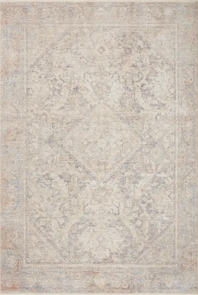 Magnolia Home by Joanna Gaines x Loloi Carlisle Slate / Ivory 2'-7" x 10'-0"