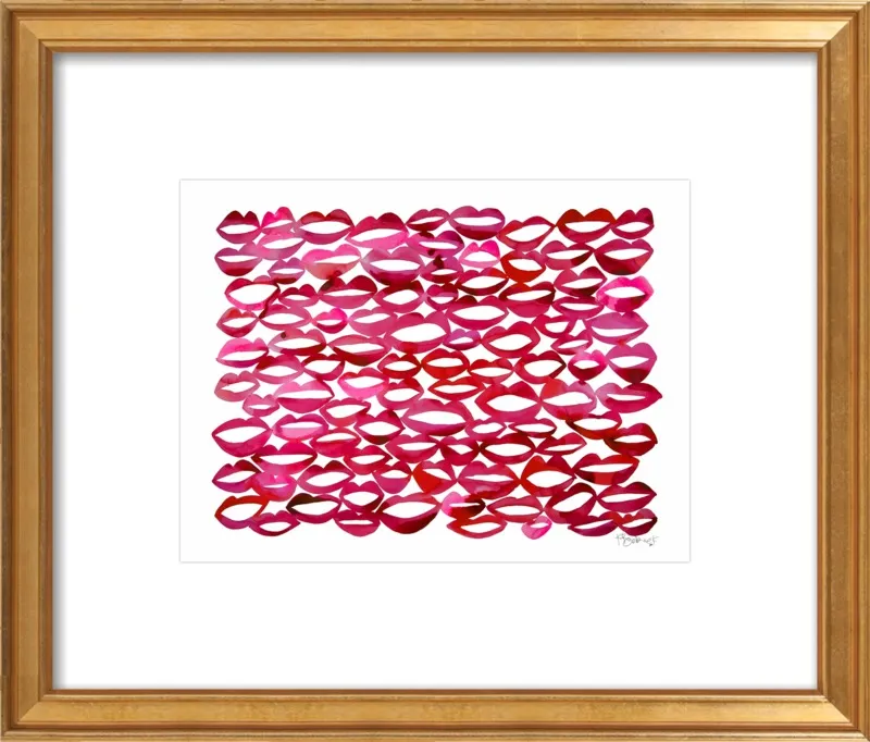 Juicy Lips by Kate Roebuck for Artfully Walls