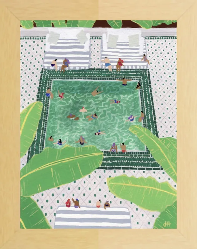 Green Riad by Joanne Ho for Artfully Walls