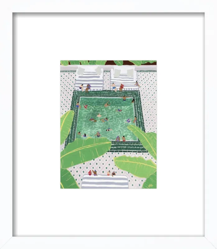 Green Riad by Joanne Ho for Artfully Walls