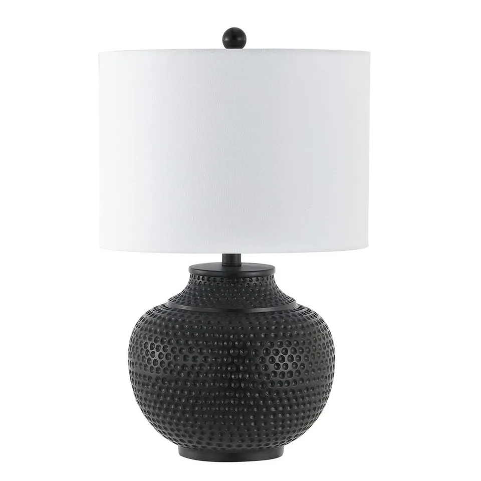 Hemper 21.5" Table Lamp - Matte Black/-