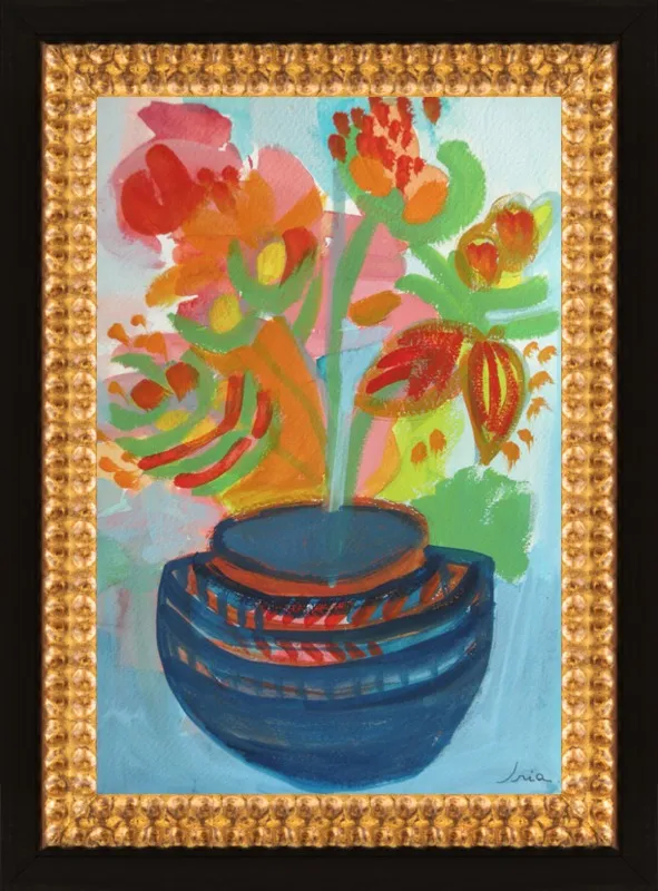 Red Flowers by Iria Fernandez Alvarez for Artfully Walls