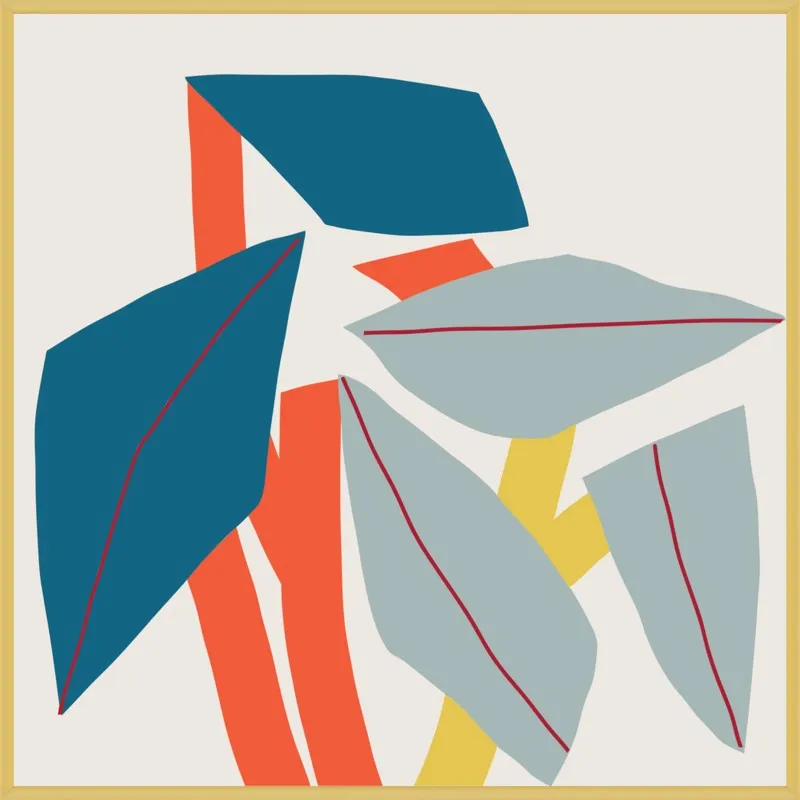 Colourful leaves by Jessica Nielsen for Artfully Walls