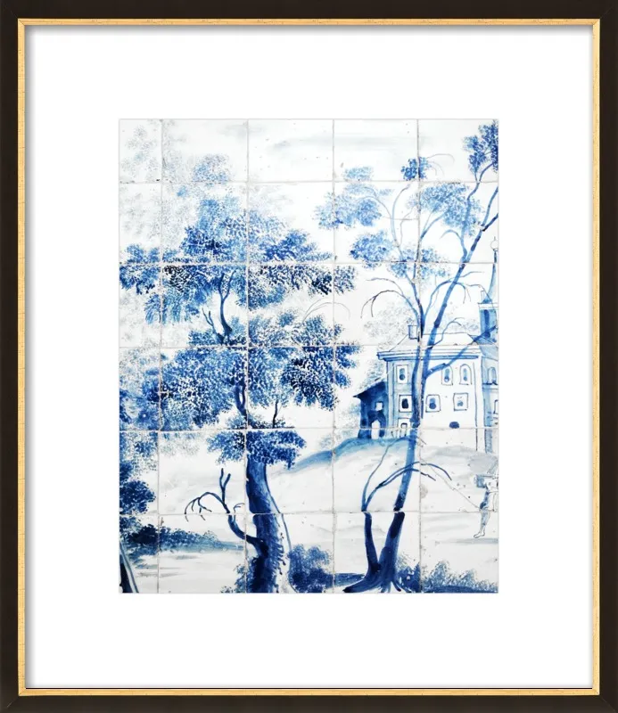 Lisbon Blue Tiles Two by Lupen Grainne for Artfully Walls