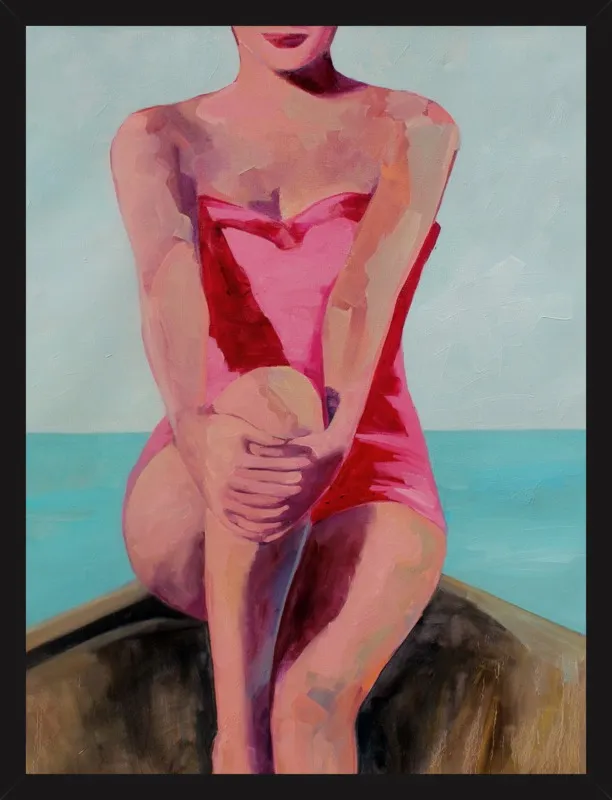 Woman in a Boat by T. S. Harris for Artfully Walls