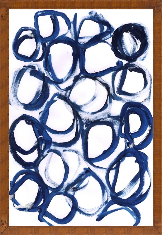 Blue Loops by morioke for Artfully Walls