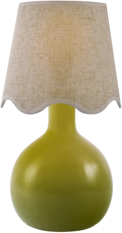 Balbao  High Gloss 15"H x 9"W x 9"D Accent Table Lamp