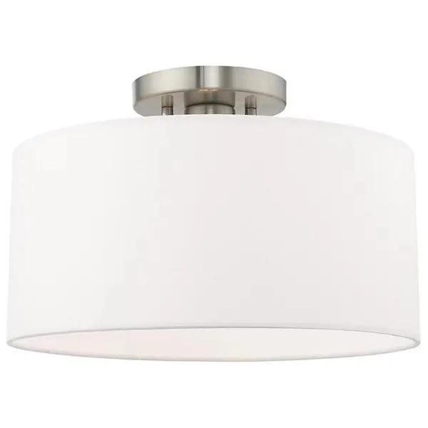 Maureen Tall Shade Semi Flushmount