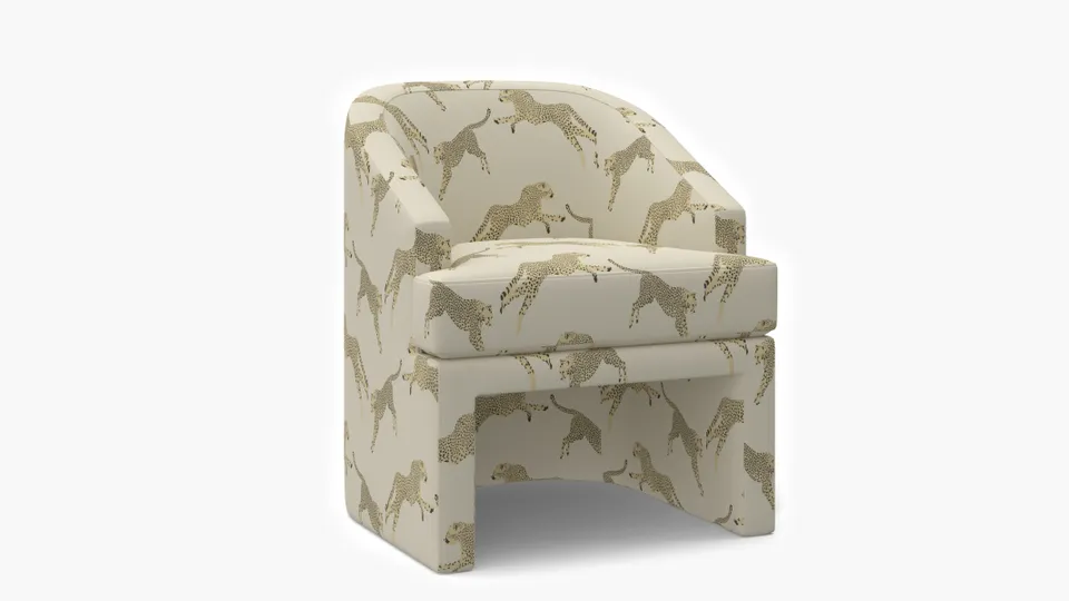 Arco Dining Chair, Desert Cheetah