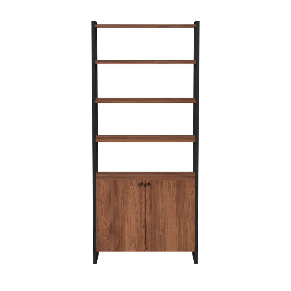Drake Medium Walnut Bookcase