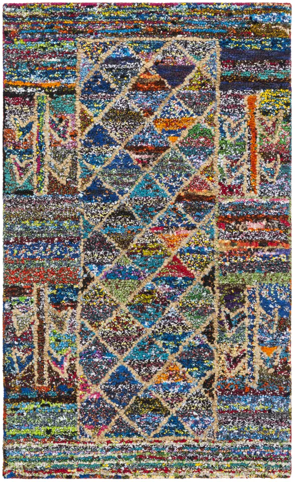 Arlo Home Hand Tufted Area Rug, NAN402A, Multi,  3' X 5'