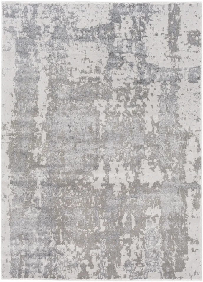 Amadeo Gray Indoor 2' x 3'7" Machine Woven Rug